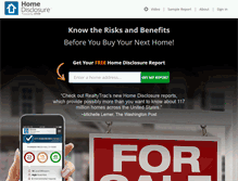 Tablet Screenshot of homedisclosure.com